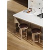 Maven Lane Eva Swivel Backless Vegan Leather Counter Height Bar Stool - 4 of 4