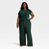 Women's Cozy Ribbed Wide Leg Pants - Auden™ - 3 of 3