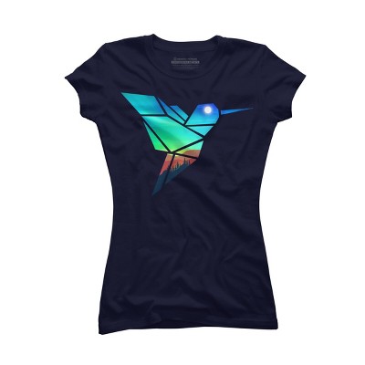 Junior's Design By Humans Nature Sparrow By clingcling T-Shirt