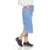 Medichic Women Professional Stretch Five Pocket 'Debra' Scrub Skirt Scrubs, Ceil Blue, Medium - 4 of 4