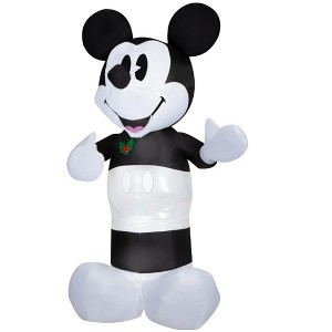 Disney 100th Anniversary 10FT Mickey Mouse in Metallic Fabric Christmas Inflatable - 1 of 3
