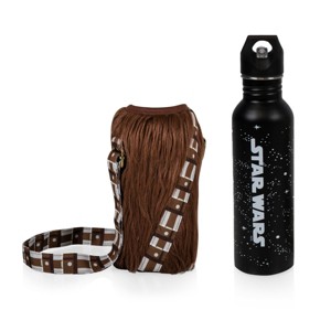 Oniva 24 fl oz Disney Star Wars Chewbacca Bottle Cooler with Bottle: Insulated Drinkware & Carrier for Cold Beverages - 1 of 4