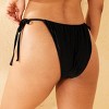 Women's Low-Rise High Leg Cheeky Side-Tie Bikini Bottom - Wild Fable™ - 2 of 4