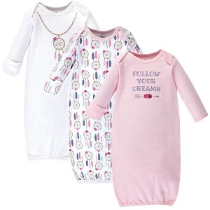 Little Treasure Infant Girl Cotton Gowns, Dream Catcher, Preemie-Newborn - 1 of 1