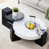 2-Tier Detachable Coffee Table, Space-Saving End Table for Living Room/Bedroom - 2 of 4
