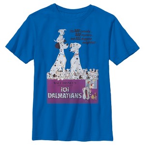 Boy's One Hundred and One Dalmatians Retro Poster T-Shirt - 1 of 4