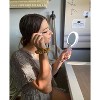 FASCINATE Handheld Mirror with Lights, 1X10X 2-Sided Magnifying with Swivel Handle, Perfect for Travel, Portable with USB Charging - 3 of 4