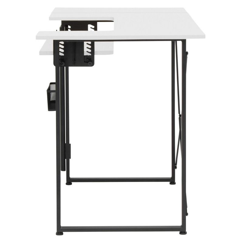 Pivot Sewing Machine Table with Swingout Storage Panel - studio designs, 5 of 25