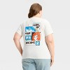 Women's Girl of Your Dreams Oversized Short Sleeve Graphic T-Shirt - Off-White - 2 of 3