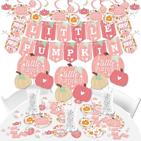 Big Dot Of Happiness Girl Little Pumpkin - Decorations Diy Fall Birthday  Party Or Baby Shower Essentials - Set Of 20 : Target