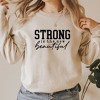 Simply Sage Market Women's Graphic Sweatshirt Strong Is The New Beautiful - 2 of 3