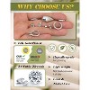 9 Pairs 14K Gold Plated Hoop Earrings: Hypoallergenic Stainless Steel Stacking Set for Cartilage - 4 of 4