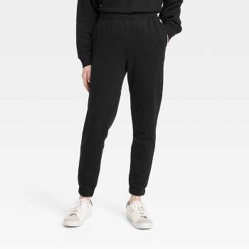 Women's Relaxed Fit Super Soft Cargo Joggers - A New Day™ Black L : Target