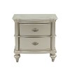 NicBex Nightstand with 2 Drawers,Different Sizes Bedside Table with Sturdy Wooden Frame,Modern Side Table for Bedroom,Living Room - 2 of 4