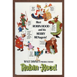Trends International Disney Robin Hood - One Sheet Framed Wall Poster Prints - 1 of 4