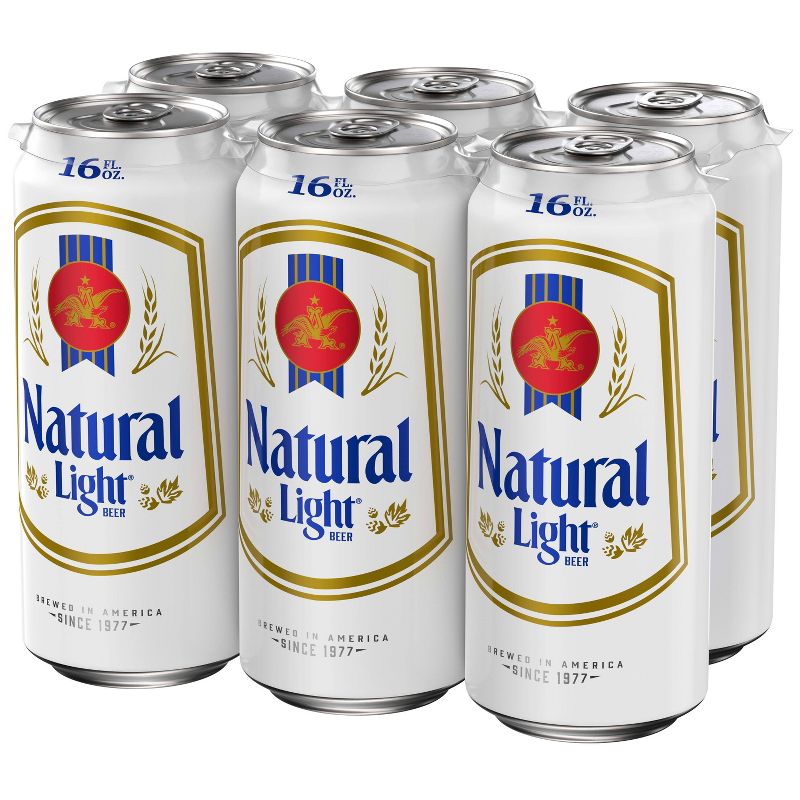 Natural Light Beer - 6pk/16 fl oz Cans, 3 of 12