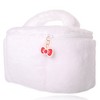 Sanrio Hello Kitty Fluffy Travel Cosmetic Bag - Soft Plush Makeup Cosmetic Jewelry Pouch - 4 of 4