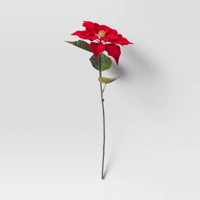 Red Poinsettia Stem - Threshold™