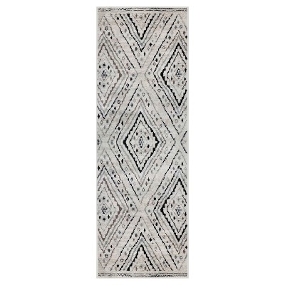 Diamond Ripple Polypropylene Indoor Area Rug or Runner by Blue Nile Mills