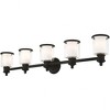 Livex Lighting Middlebush 5 - Light Vanity in  Black - 4 of 4