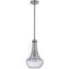 Cal Lighting 60W Baraboo Metal/Glass Mini Pendant - 3 of 4