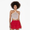Women's Game Day Football Charm Halter Top - Wild Fable™ - 2 of 3