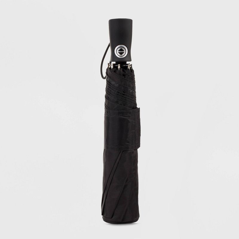Totes Auto Open Close ECO Umbrella with Sunguard - Black, 1 of 5