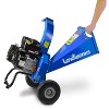 Landworks Mini Wood Chipper & Shredder - 7HP 212CC Gas Engine 3" Max Branch Diameter - 2 of 4