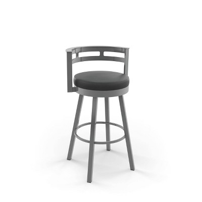 30.6" Render Swivel Barstool Silver - Amisco
