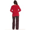 Just Love Womens Plush Pajama Pant Set with Matching Socks  Fun, Cozy Sleepwear with Sayings - 3 of 4