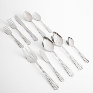 BrylaneHome 45-Piece Everyday Classic Canberra Flatware Set - 1 of 1