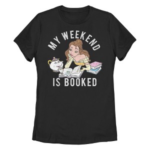 Women's Beauty and the Beast Weekend Booked T-Shirt - 1 of 4