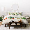 Deny Designs King Jessica Molina Seasons Greetings Vintage Ornaments Duvet Cover and Pillow Sham Cream - 3 of 4