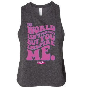 Women's - Barbie - You Inspire Me Graphic Racerback Tank - 1 of 3