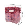 Unique Bargains Portable Handheld Makeup Bag Pink 1 Pc - 2 of 4