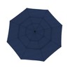 FUFU&GAGA Outdoor Patio Umbrella 11FT 3-Tier Crank Tilt Sun Shade, Polyester Canopy - 4 of 4