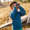 Kids' Organic Raglan Lightweight Sweatshirt Peacock Blue - Jackalo - 2 of 4
