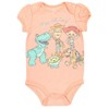 Disney Classics 101 Dalmatians Bambi Dumbo 5 Pack Short Sleeve Bodysuits - 2 of 4