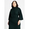 ELOQUII Funnel Neck Wide Sleeve Midi Dress - 4 of 4