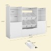 Toy Storage Organizer with 6 Toy Bins, 55.4" Wide Toddler Bookcase Storage Cabinet, Toy Organizers and Storage, Kids Bookshelf and Bookcase - 2 of 4