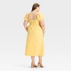 Women's Puff Short Sleeve Maxi Dress - A New Day™ - 2 of 3