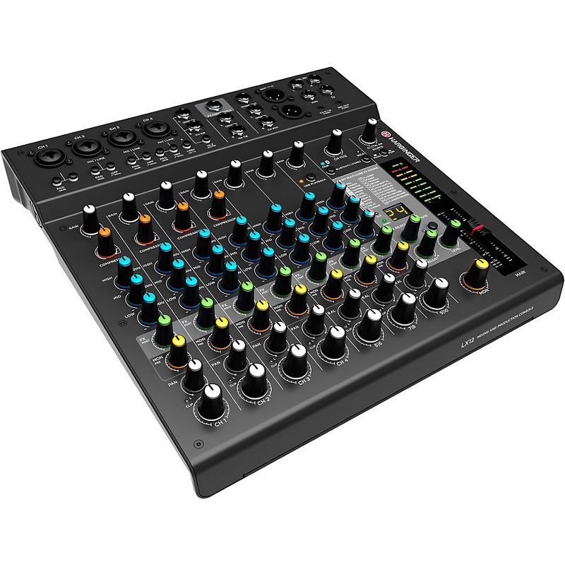 Harbinger LX12 12-Channel Analog Mixer With Bluetooth, FX and USB Audio, 4 of 7