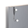 Evideco French Home Goods Versatile Over-the-Door Metal Rack with Ceramic Hooks - 2 of 4