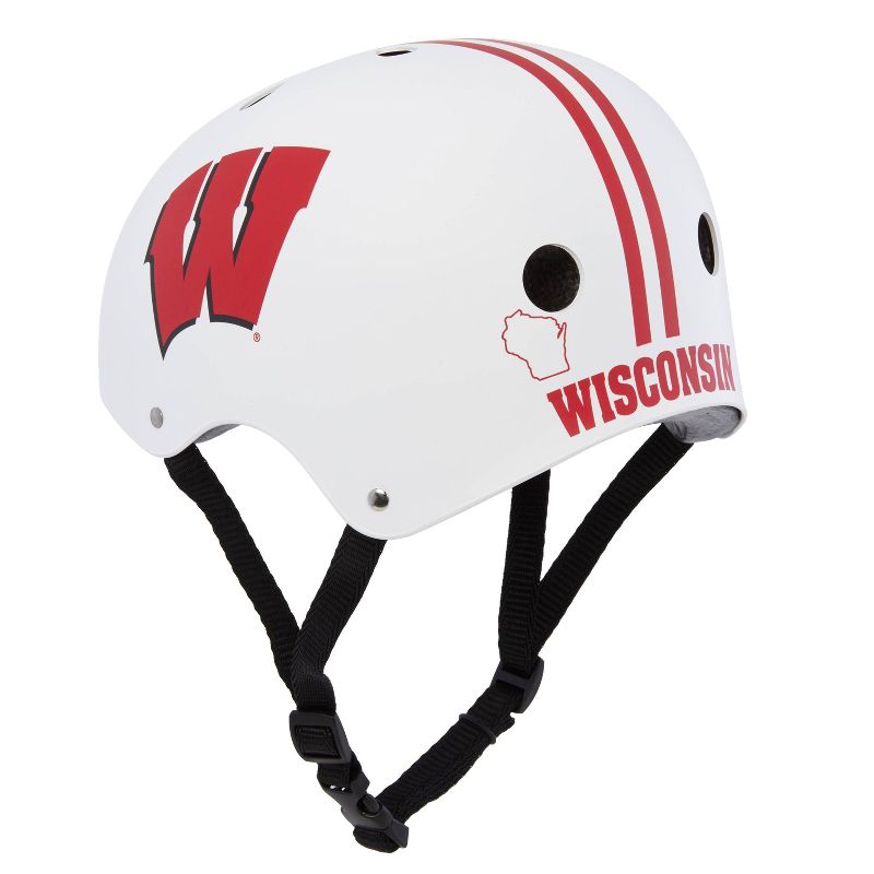 NCAA Wisconsin Badgers Multi-Sport Helmet - White, 4 of 7