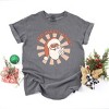 Simply Sage Market Women's Stay Merry and Bright Santa Short Sleeve Garment Dyed Tee - 2 of 2