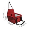 Unique Bargains Foldable Pet Car Seat Cover 15.75"x12.6"x9.84" 1 Pc - 4 of 4