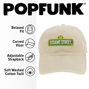 Sesame Street Logo Dad Cap Cream - 1 of 4