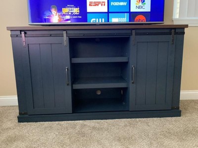 Target blue cheap tv stand