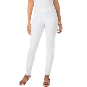Jessica London Women's Plus Size Stretch Denim Skinny Jegging - 1 of 4