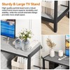 65 Inch TV Cabinet, Farmhouse TV Consoles Up to 75 Inch TV, Wooden TV Stand with Open Storage Shelves for Living Room Bedroom - 4 of 4